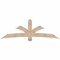 Ekena Millwork Davenport Smooth Timber Gable Bracket, Douglas Fir, 84"W x 28"H x 1 1/2"D x 5 1/2"F, 8/12 Pitch GBW084X28X0206DAV00SDF - alternate 1